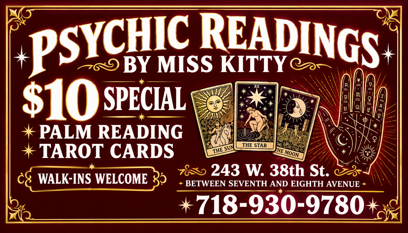 Psychic Readings by Kitty logo